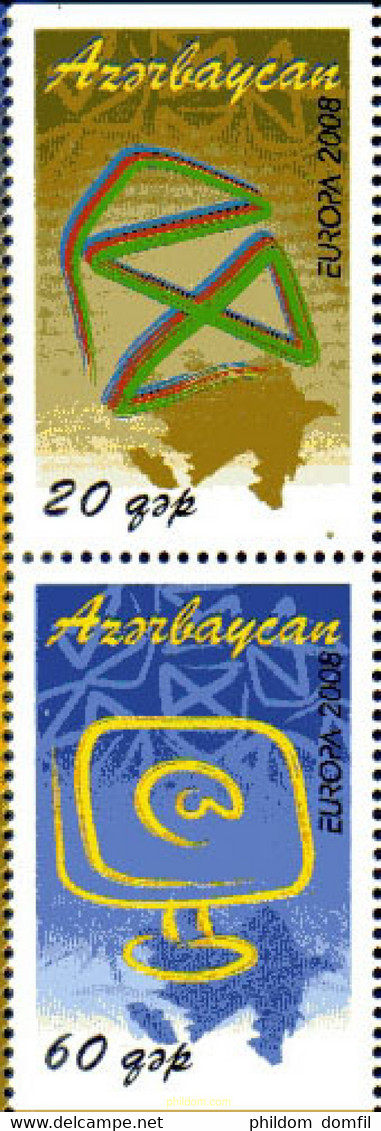 289662 MNH AZERBAIYAN 2008 EUROPA CEPT 2008 CARTAS - Autres & Non Classés