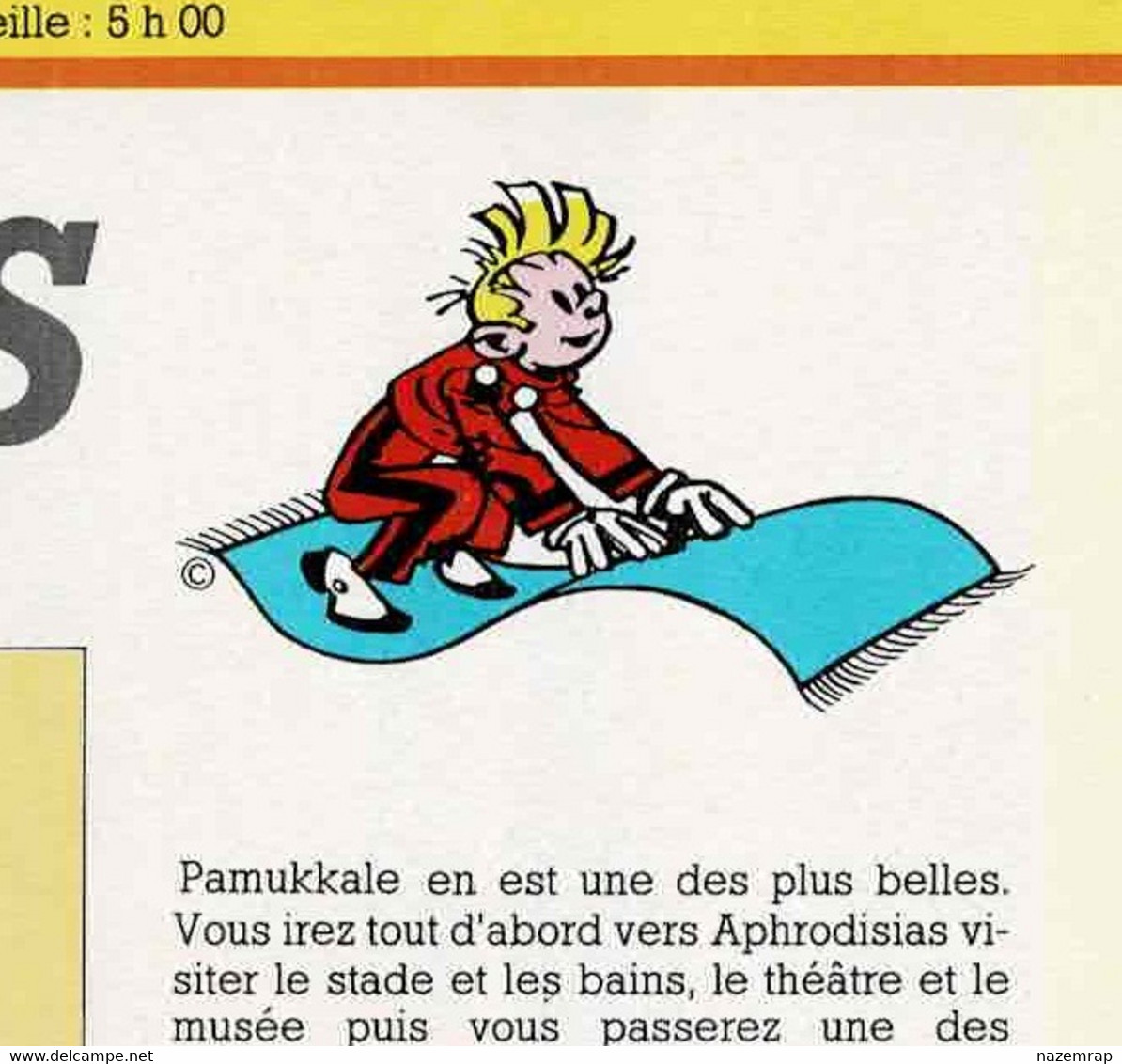 FRANQUIN Spirou "Plein Vent Magazine" N°1 édition 1987 Catalogue Agence De Voyages Sud Est, 20 Pages A3 - Advertisement