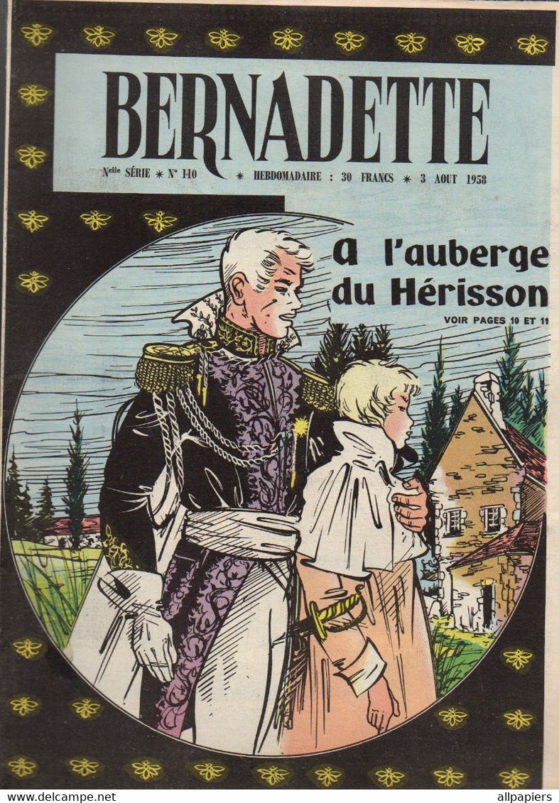 Bernadette N°110 Canada Montagnes Rocheuses Paradis Des Hommes Et Des Bêtes - A L'auberge Du Hérisson...1958 - Bernadette