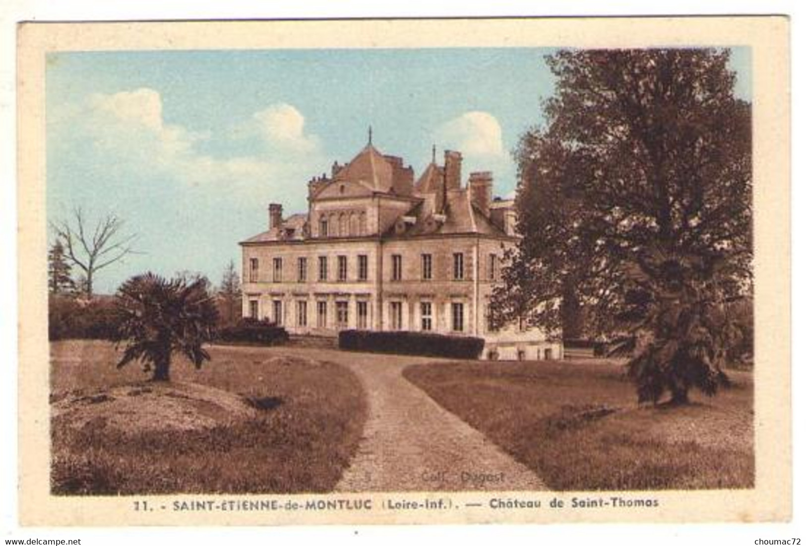 (44) 620, Saint St Etienne De Montluc, Chapeau 11, Château De Saint-Thomas - Saint Etienne De Montluc