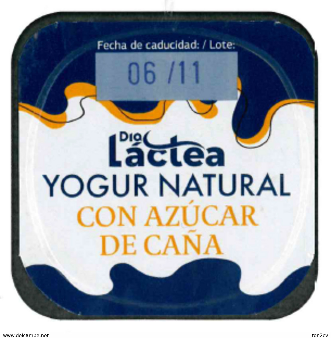 Tapa De Yogur, Yogurt - Milchdeckel - Kaffeerahmdeckel