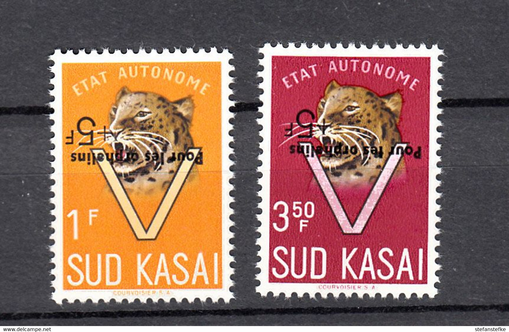 Zuid-Kasai: OCB Nr  20A  + 22A ** MNH (zie  Scan Als Voorbeeld) Renversée - Sud-Kasaï