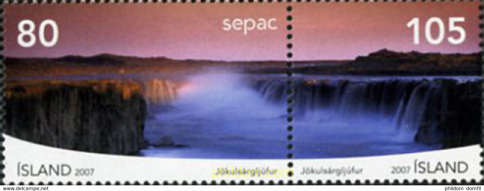 206320 MNH ISLANDIA 2007 SEPAC-CAÑON DE JöKULSA - Verzamelingen & Reeksen