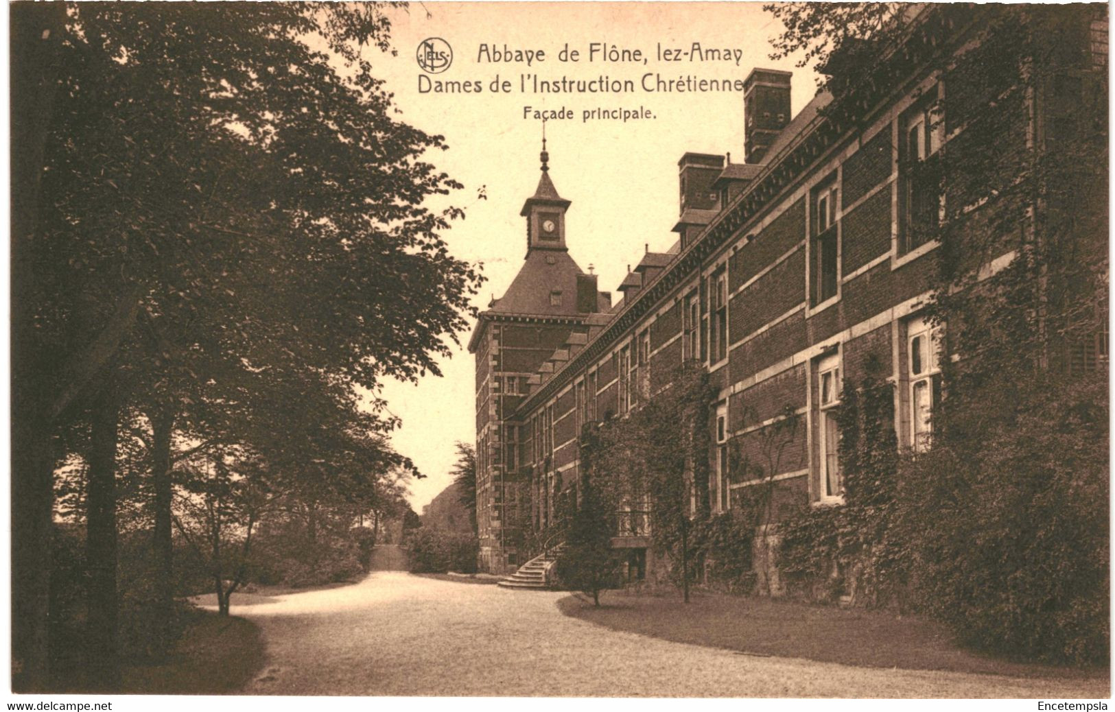 CPA  Carte Postale Belgique Flône Lez Amay Abbaye  Dame De L'intruction Chrétienne Façade Principale   VM59117 - Amay