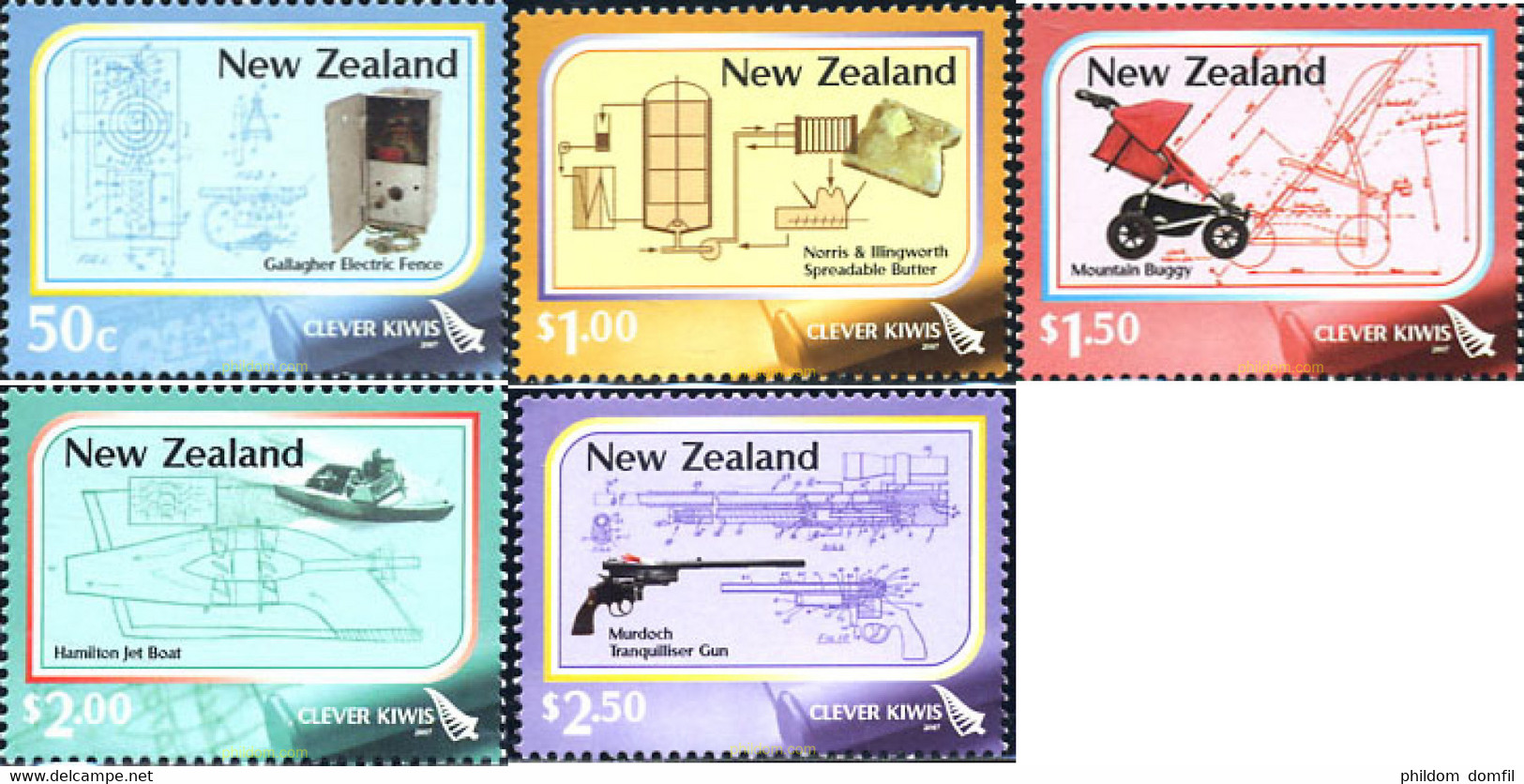 203933 MNH NUEVA ZELANDA 2007 TECNOLOGIA - Abarten Und Kuriositäten