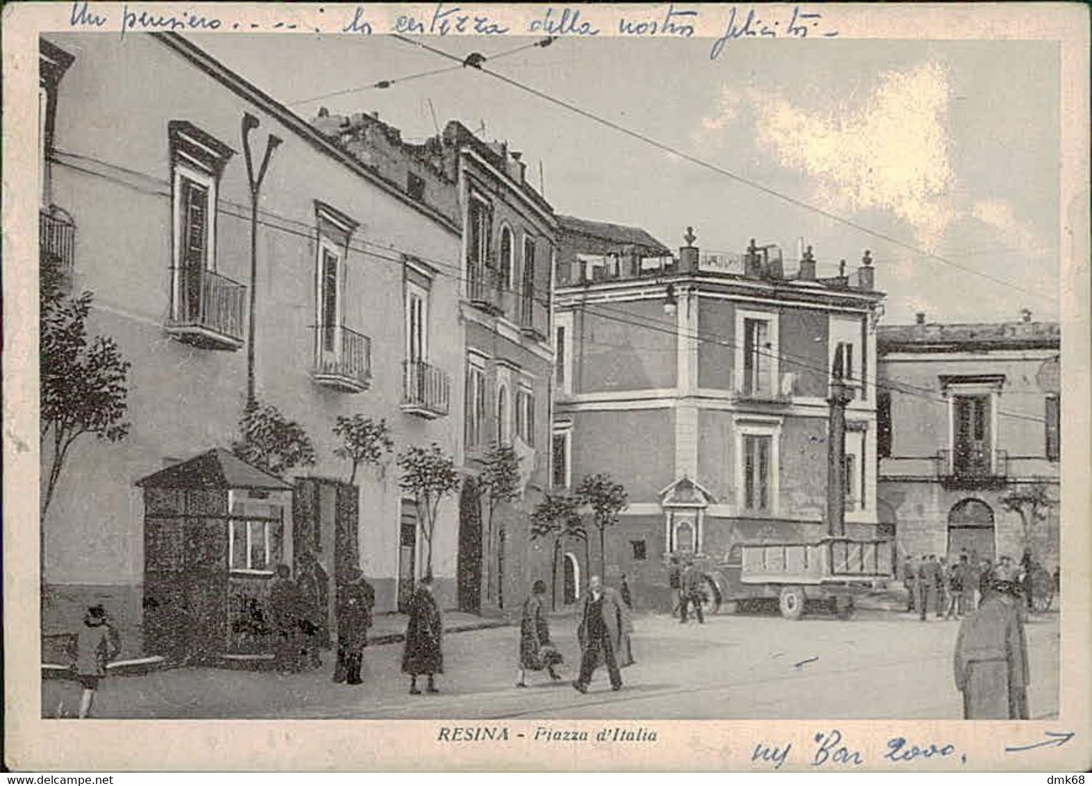 RESINA ( ERCOLANO / NAPOLI ) PIAZZA D'ITALIA - 1950s (12865) - Ercolano