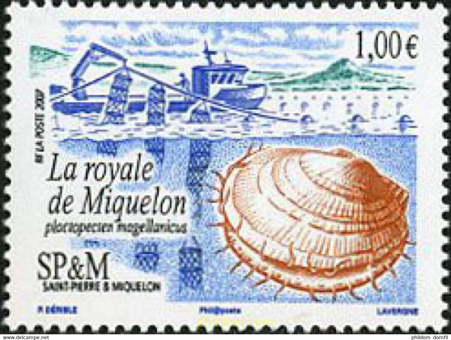 203385 MNH SAN PEDRO Y MIQUELON 2007 CONCHA - Used Stamps