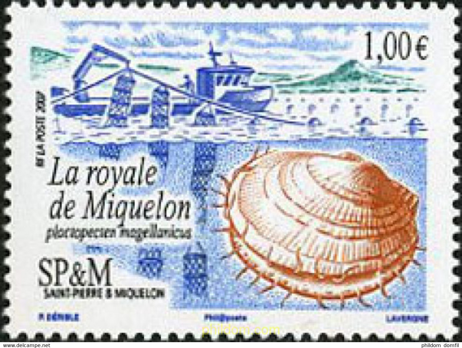 203385 MNH SAN PEDRO Y MIQUELON 2007 CONCHA - Gebruikt