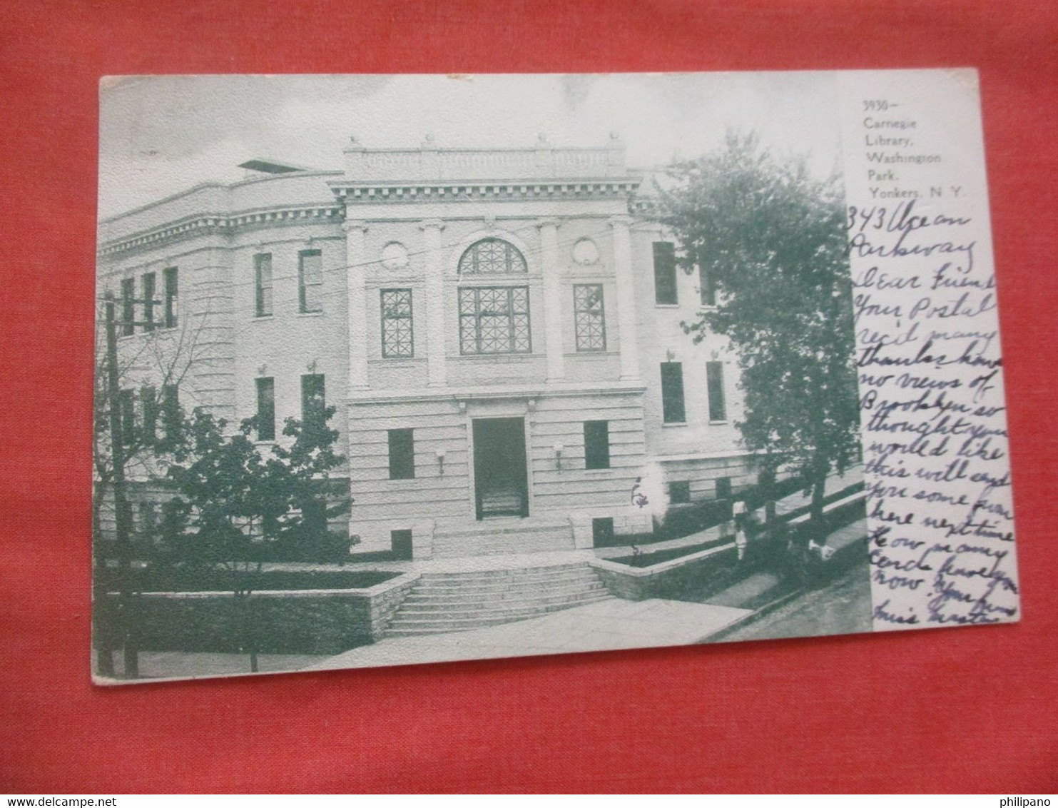 Carnegie Library. Yonkers.  New York     Ref 5844 - Brooklyn