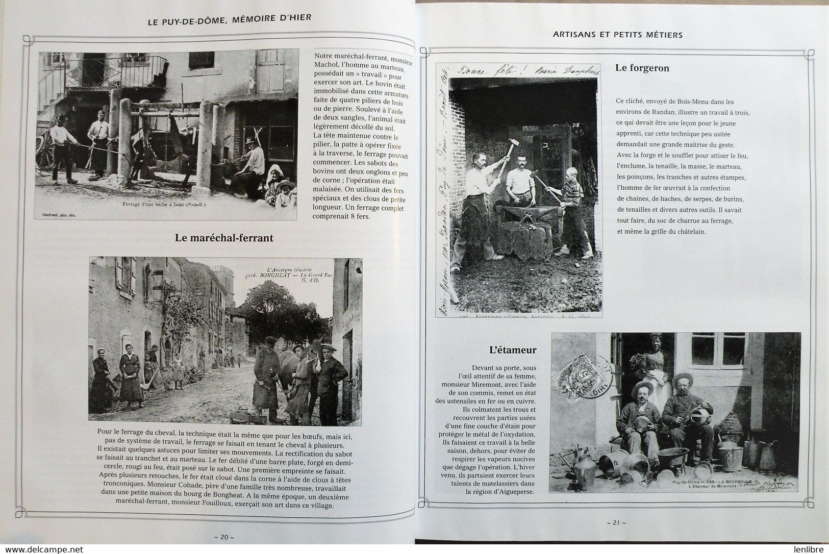 Le PUY-de-DÔME. Mémoires D’Hier. 1900-1920. De Borée Editions.1999. - Auvergne