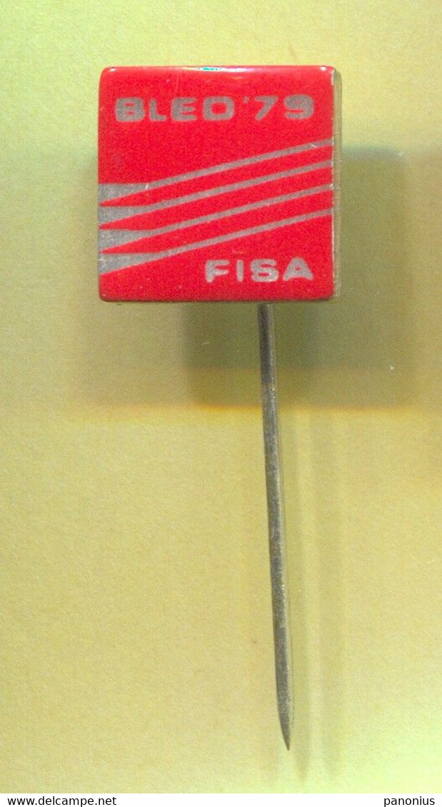 Rowing Kayak Canoe - FISA World Championship Bled Slovenia 1979. ( Ex Yugoslavia ), Vintage Pin Badge Abzeichen - Canoë