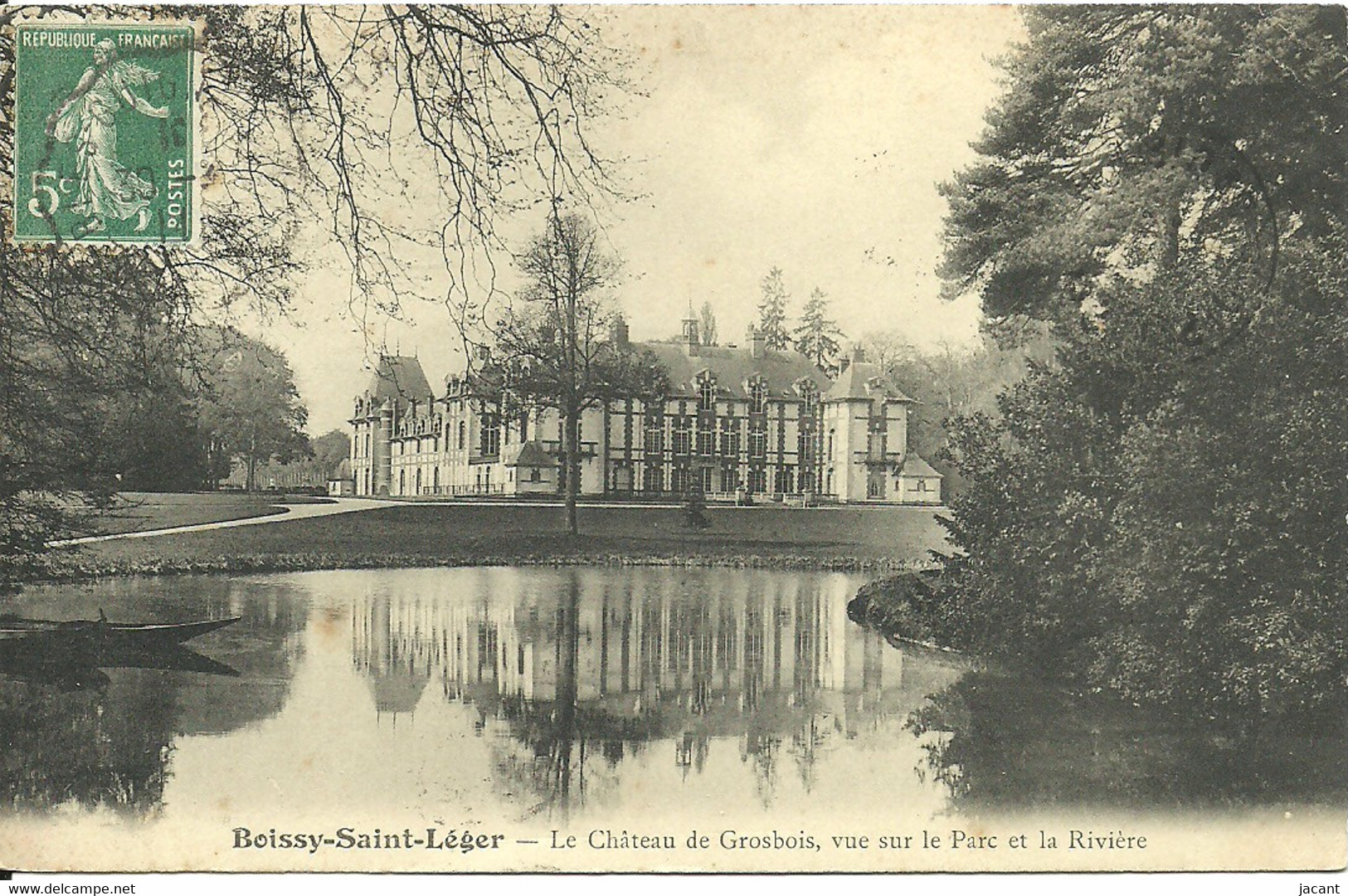 Boissy Saint Leger - Chateau De Grosbois - Vue Sur Le Parc Et La Riviére - Chateau De Grosbois