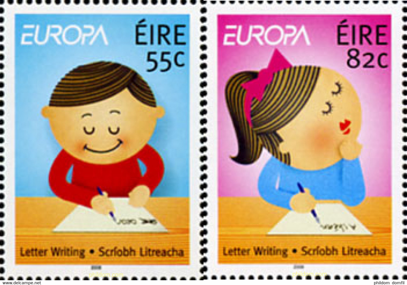 216090 MNH IRLANDA 2008 EUROPA CEPT 2008 CARTAS - Otros & Sin Clasificación