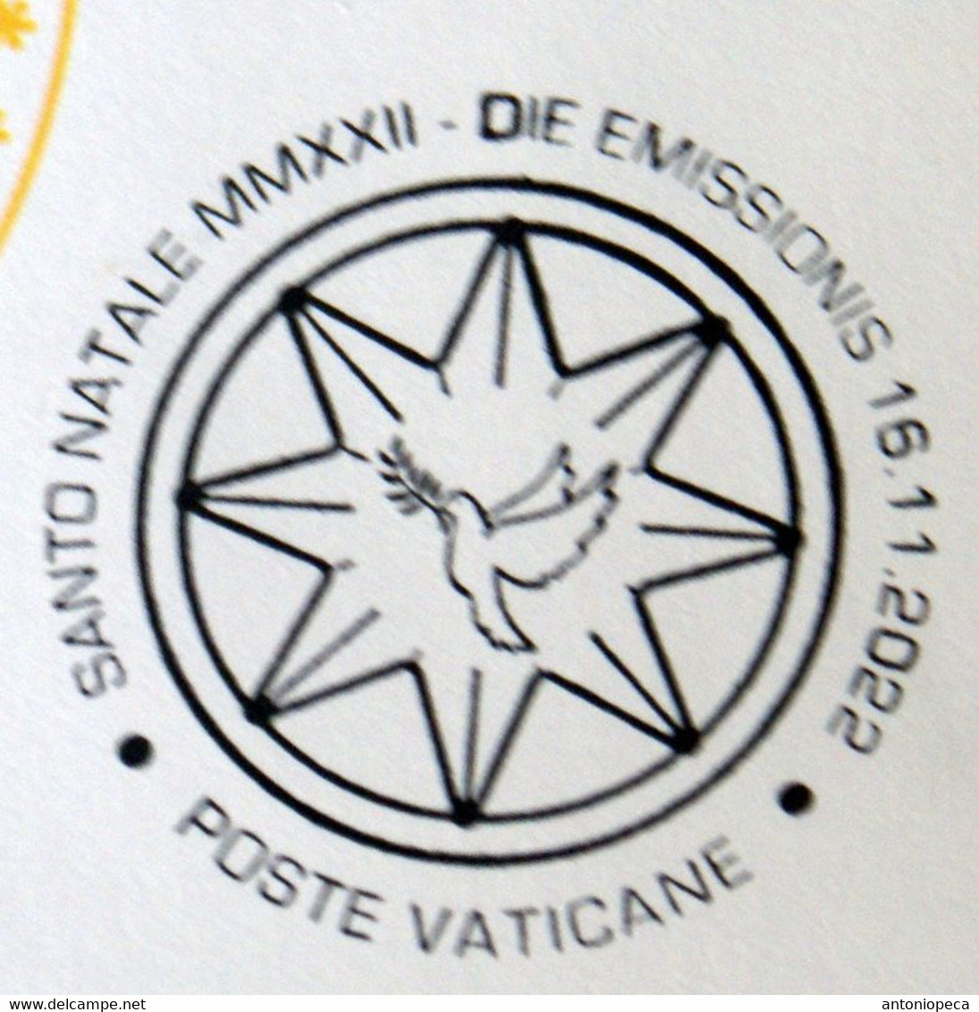 VATICAN 2022, NATALE, NOEL, CHRISTMAS, COMPLETE SET ,FDC - Unused Stamps
