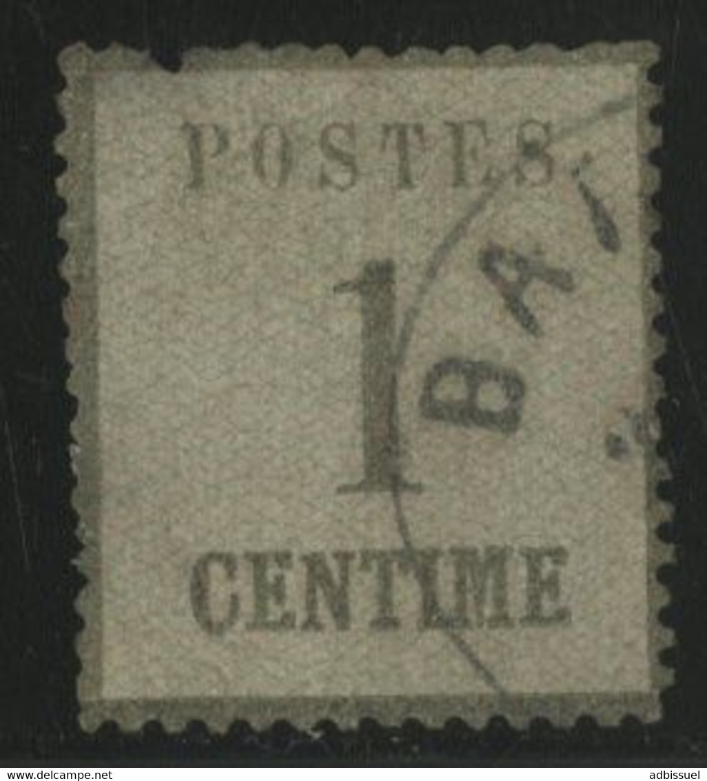 ALSACE LORRAINE N° 1b BURELAGE RENVERSE Cote 850 € Voir Description - Used Stamps