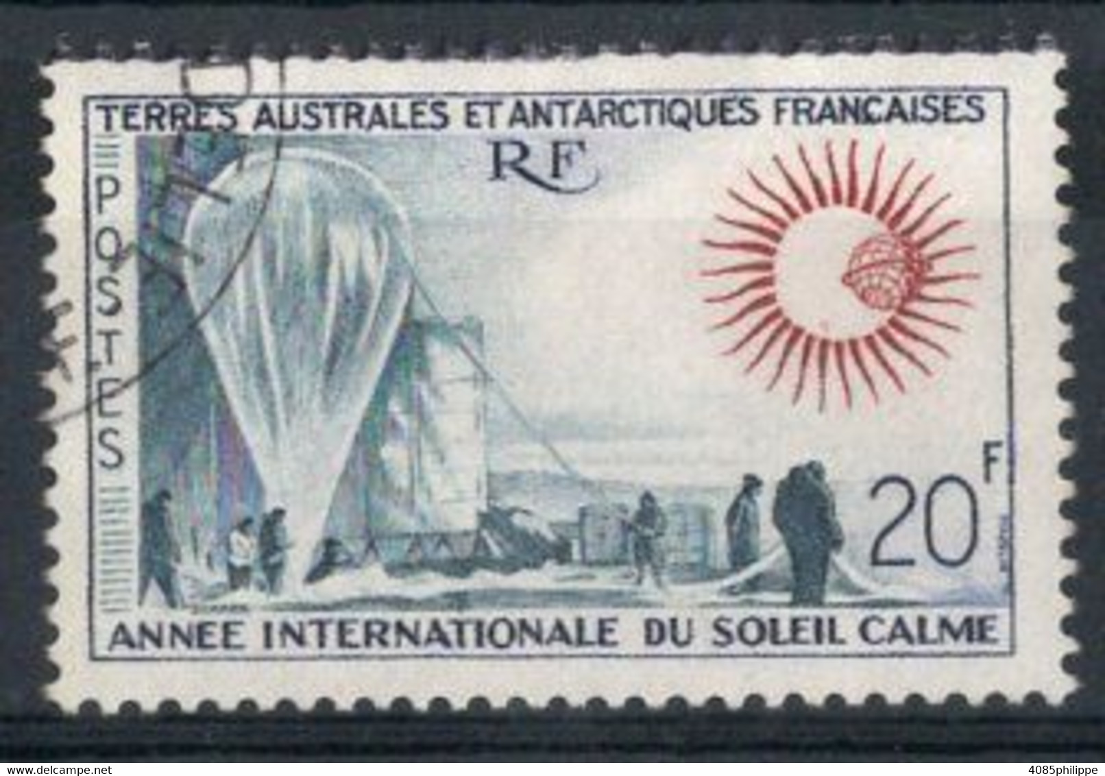 TAAF  Timbre-Poste  N°21 Oblitéré TB  Cote 75€00 - Used Stamps