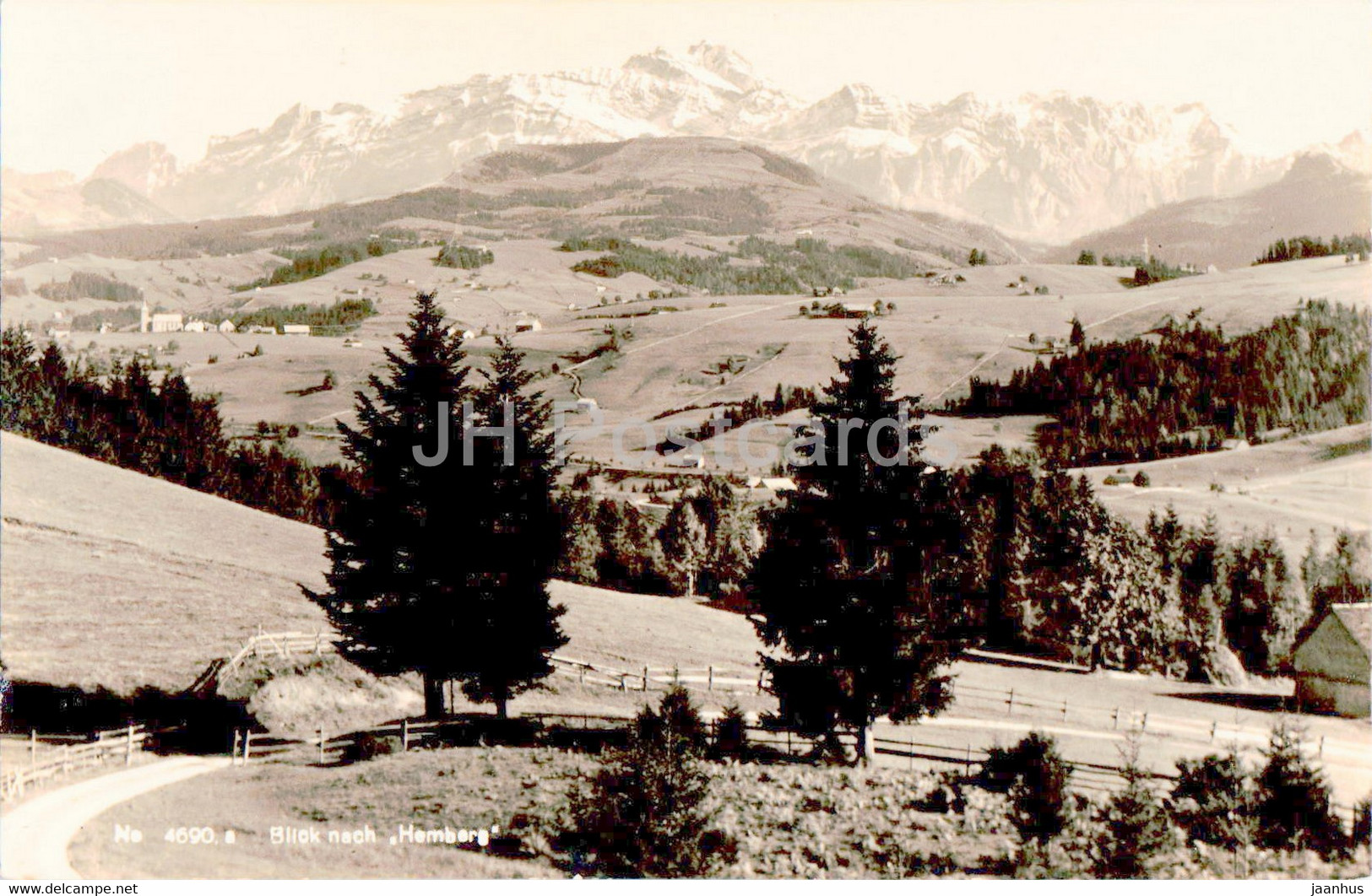 Blick Nach Hemberg - 4690 - 1934 - Old Postcard - Switzerland - Used - Hemberg