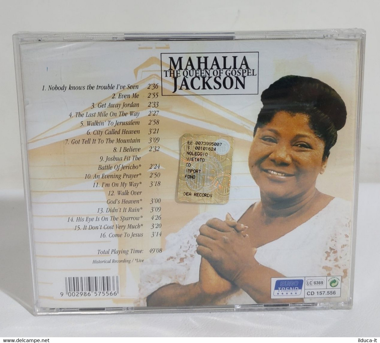 I109216 CD - Mahalia Jackson - The Queen Of Gospel - EuroTrend - SIGILLATO - Gospel En Religie