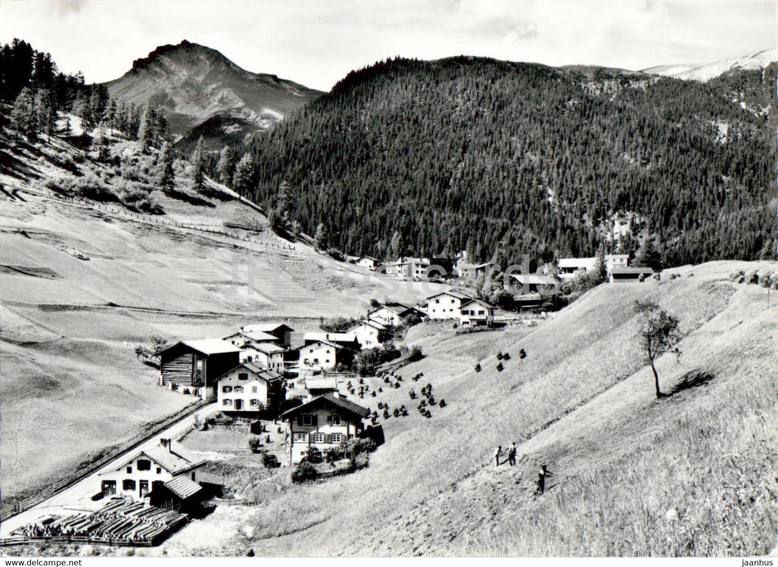 Wiesen 1437 M - Graubunden - Valbellahorn - 1961 - Switzerland - Used - Wiesen