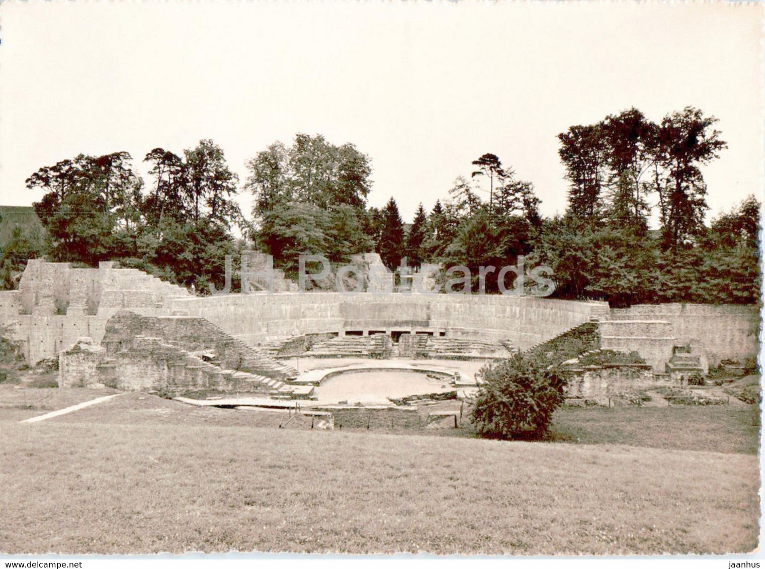 Romisches Theater In Augst (Baselland) - Theatre - Ancient World - Old Postcard - Switzerland - Used - Augst