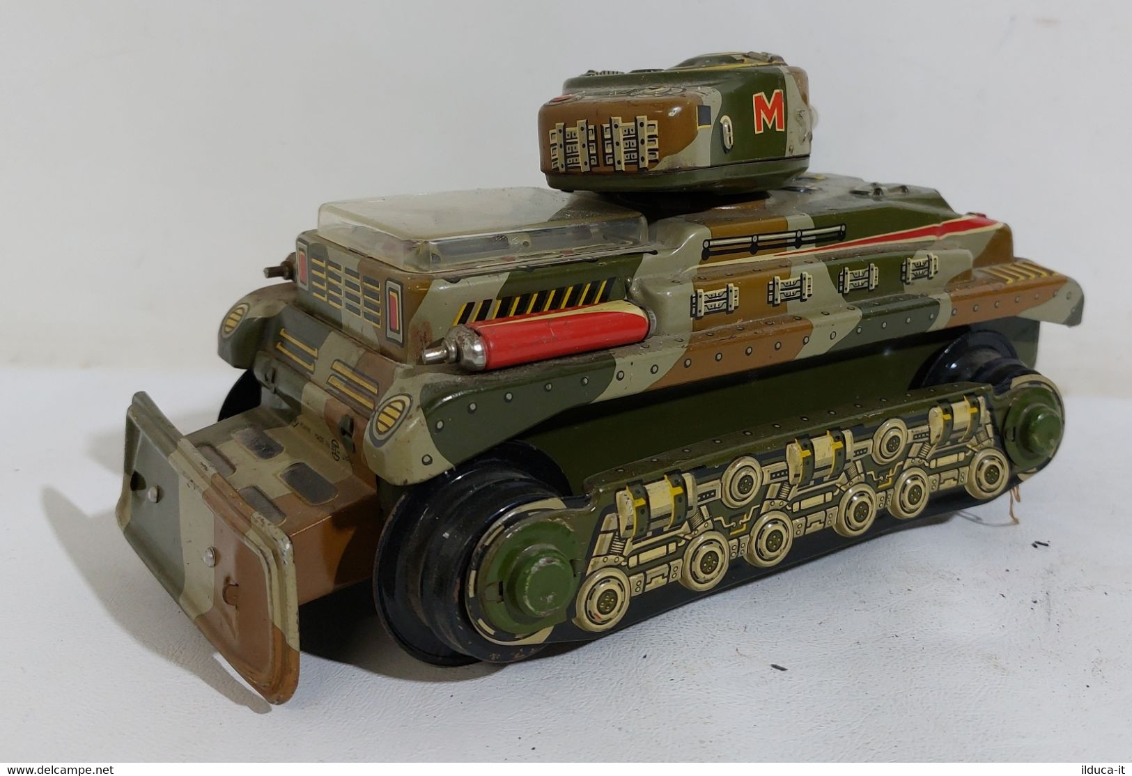 I107133 Giocattolo Latta / Tin Toy TN - Carro Armato Tank MX - Made Of Japan - Chars