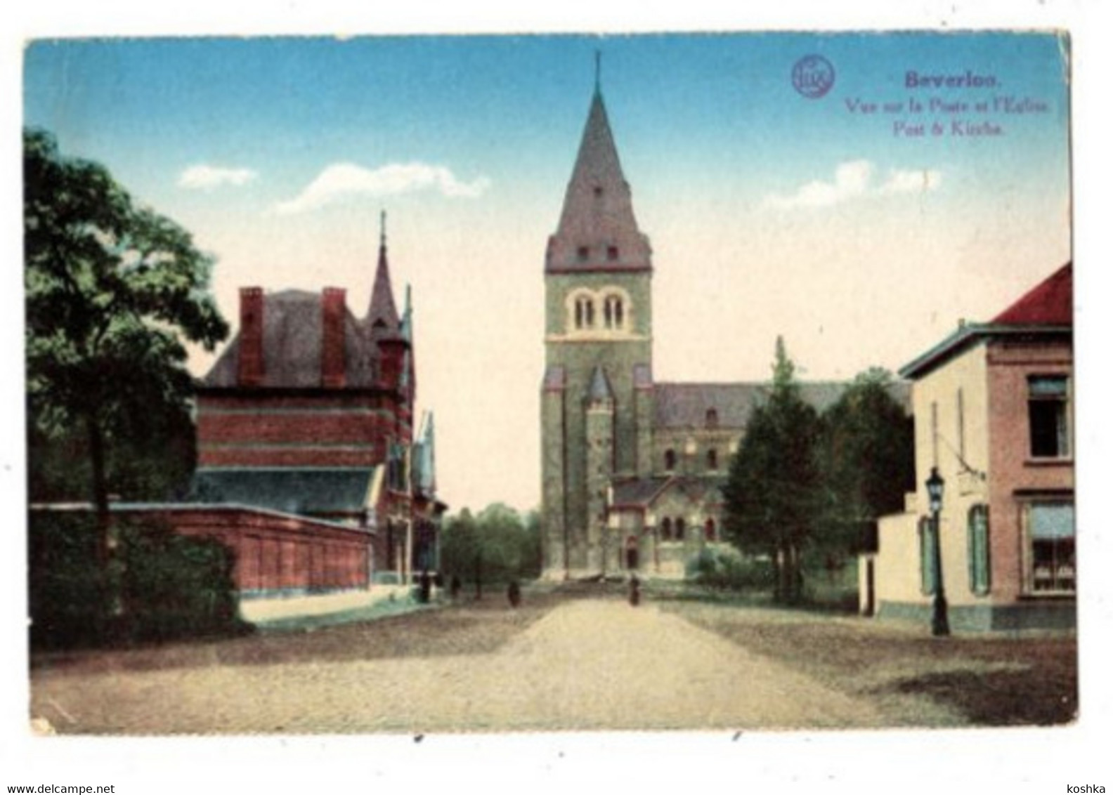 BEVERLOO - Post Und Kirche - FELDPOST 1917 - Stempel : S.B.  8./IX Inf. Ers;Truppen - Uitgave Lux Sér 99 . 11 - Leopoldsburg (Kamp Van Beverloo)