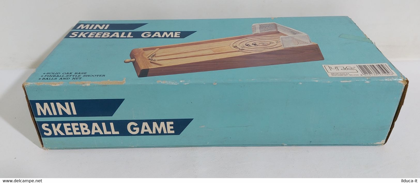 I107610 Giocattolo Flipper In Legno - Mini Skeeball Game - Brain Teasers, Brain Games