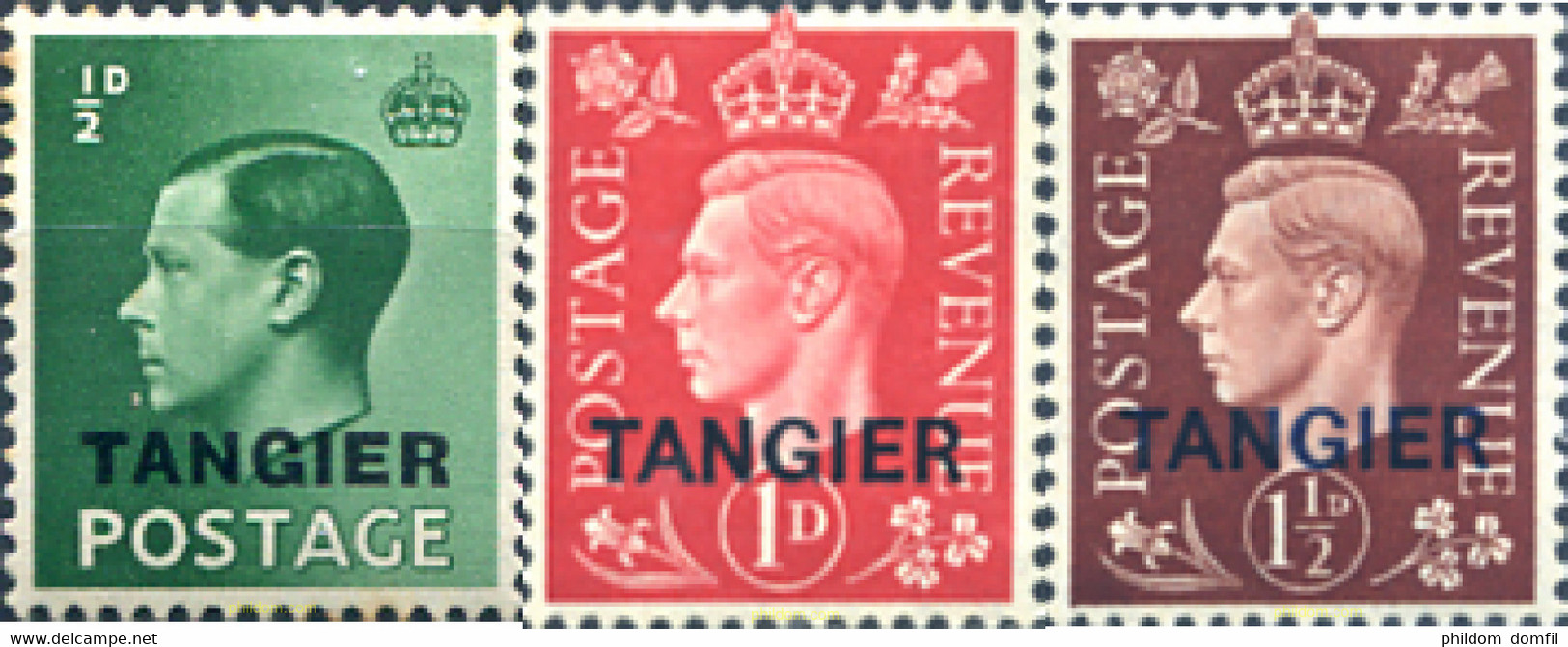 654747 HINGED TANGER. Ocupación Britanica 1937 BASICA - Britische Bes. MeF