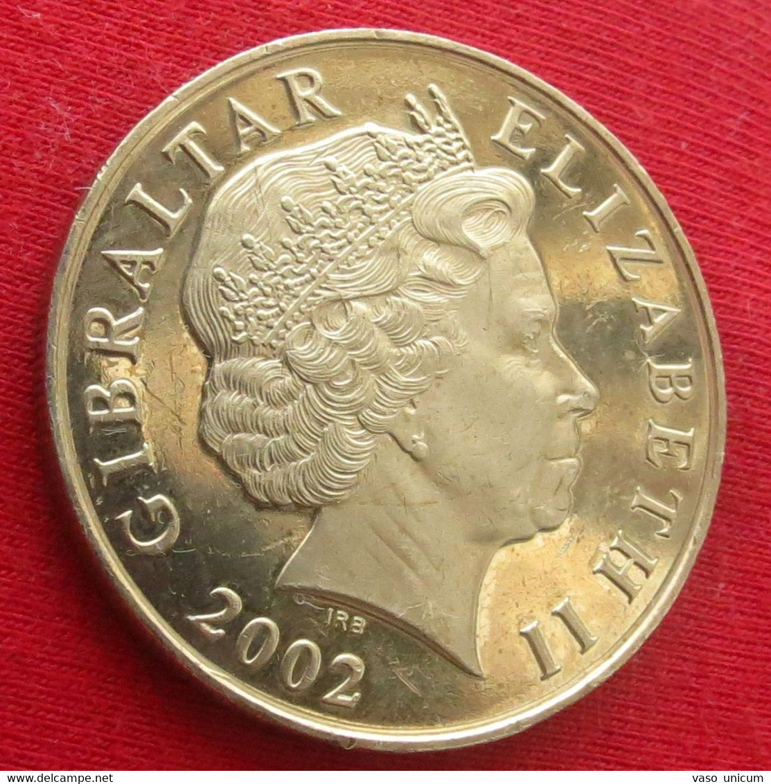 Gibraltar 5 Pound 2002 Coronation 50 Years - Gibraltar