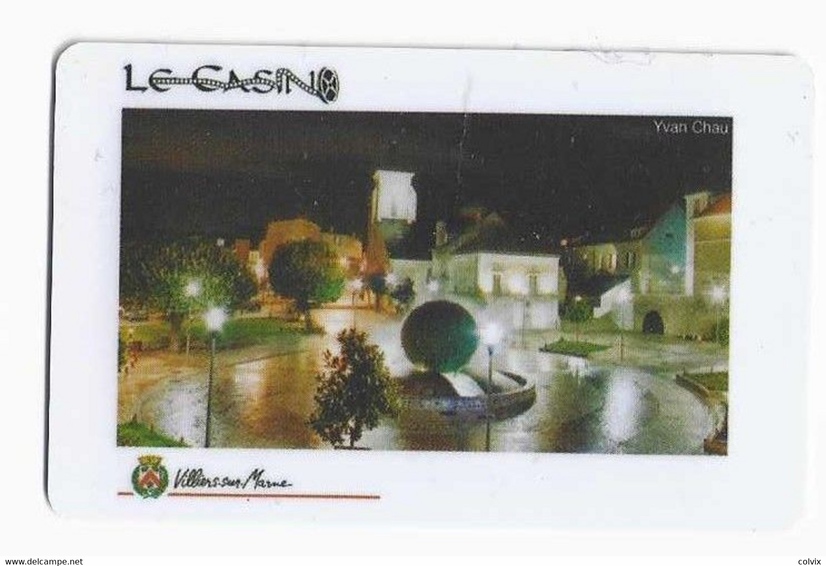 FRANCE CARTE CINEMA LE CASINO VILLIERS SUR MARNE - Movie Cards