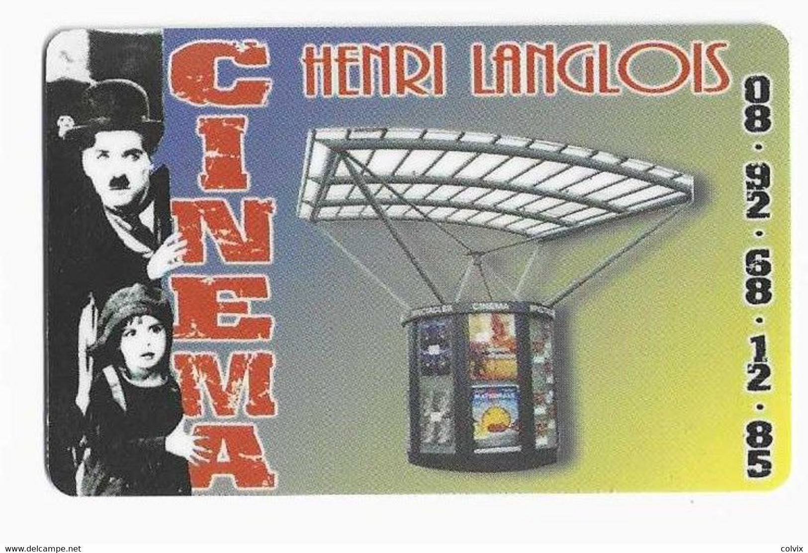 FRANCE CARTE CINEMA HENRI LANGLOIS - Bioscoopkaarten