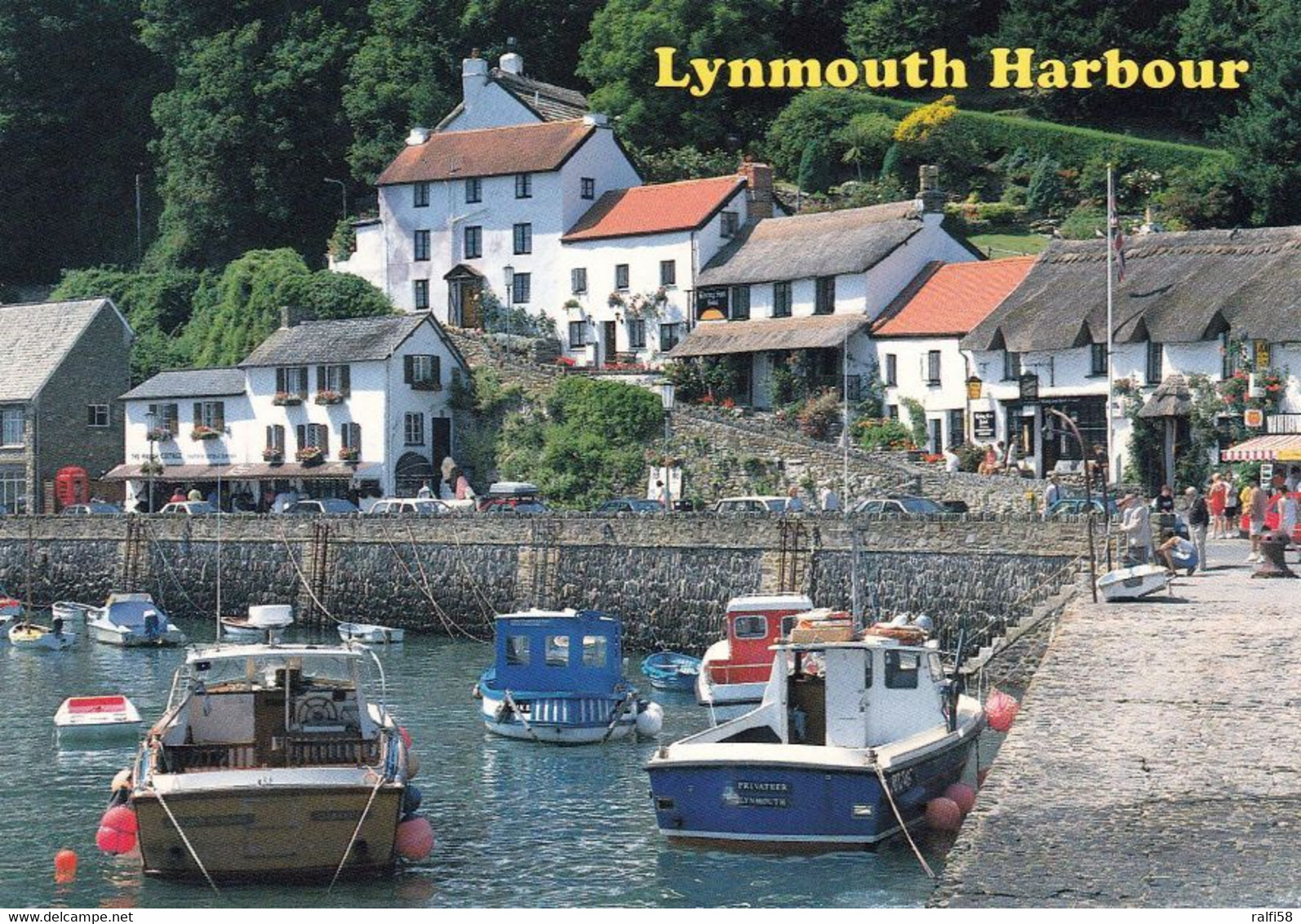 1 AK England * Lynmouth Harbour - Ein Fischerort An Der Nordküste Der Grafschaft Devon * - Lynmouth & Lynton