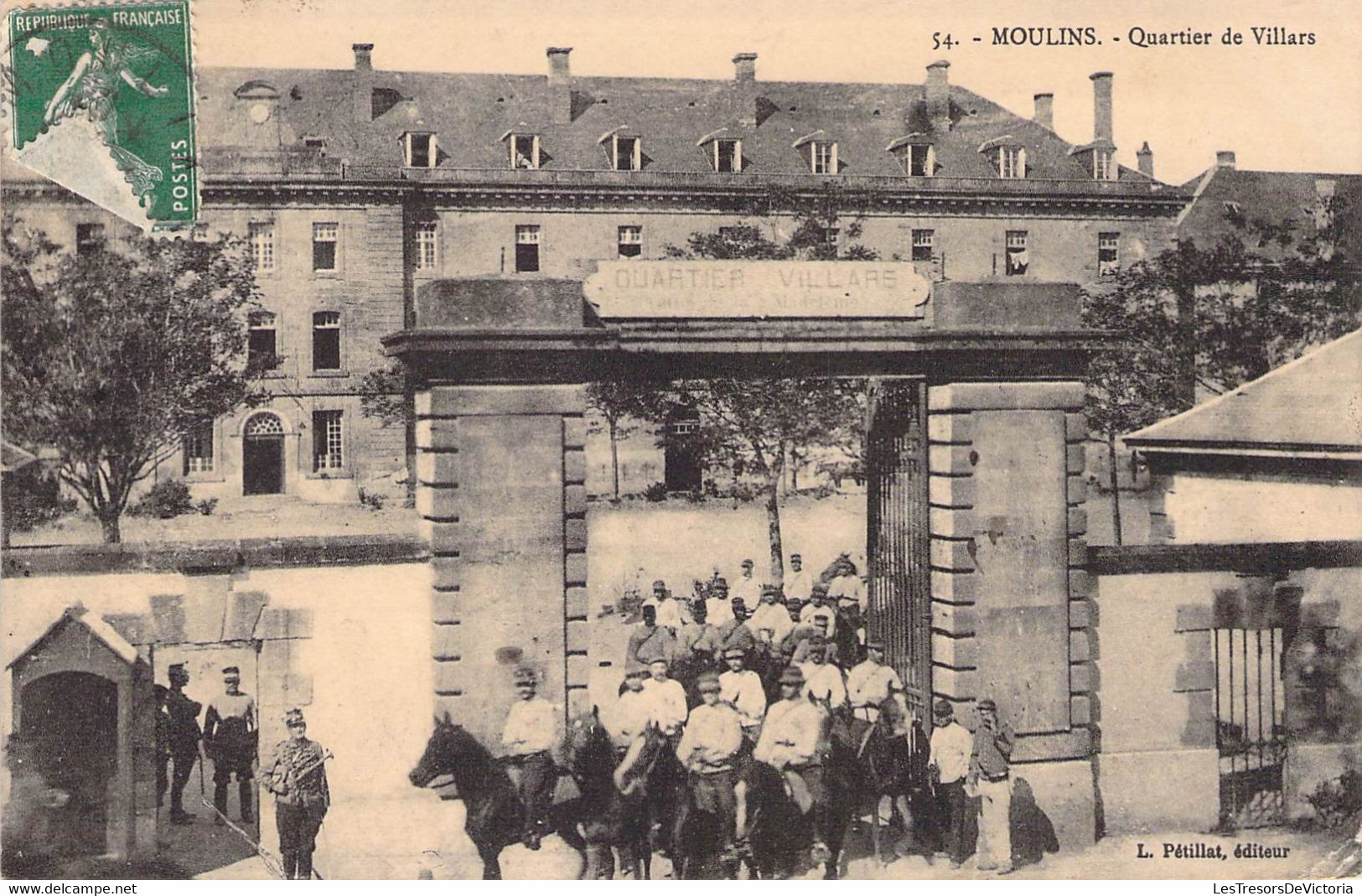 CPA France - Ardèche - Moulins - Quartier De Villars - L. Pétillat Editeur - Oblitérée 4 Avril 1913 Allier - Animée - Other & Unclassified