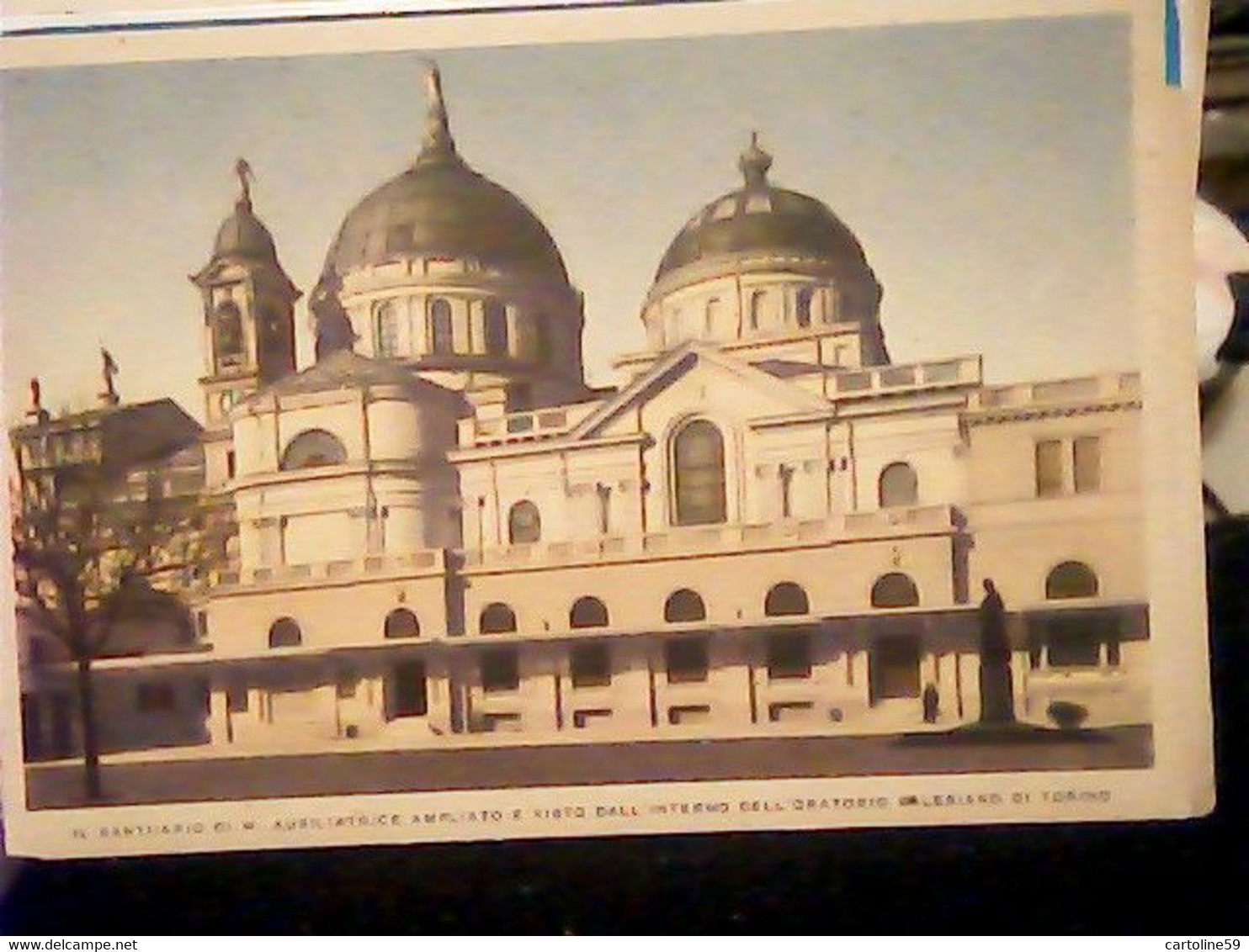 Santuario Di M. Ausiliatrice Ampliato E Visto Dall'interno Dell'oratorio Salesiano Di Torino N1940  IZ4862 - Collezioni & Lotti