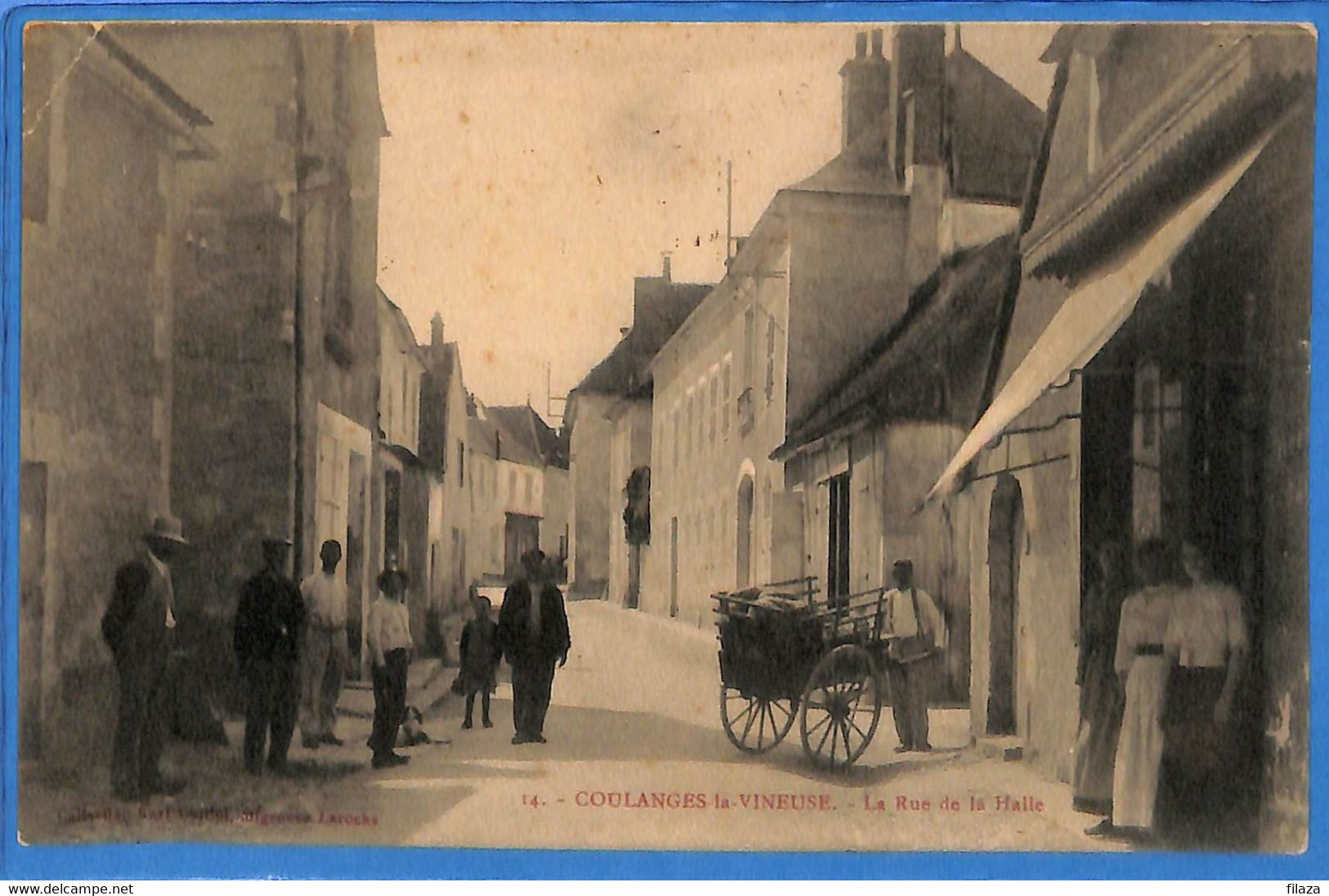 89 - Yonne - Coulanges La Vineuse - La Rue De La Halle (N11194) - Coulanges La Vineuse