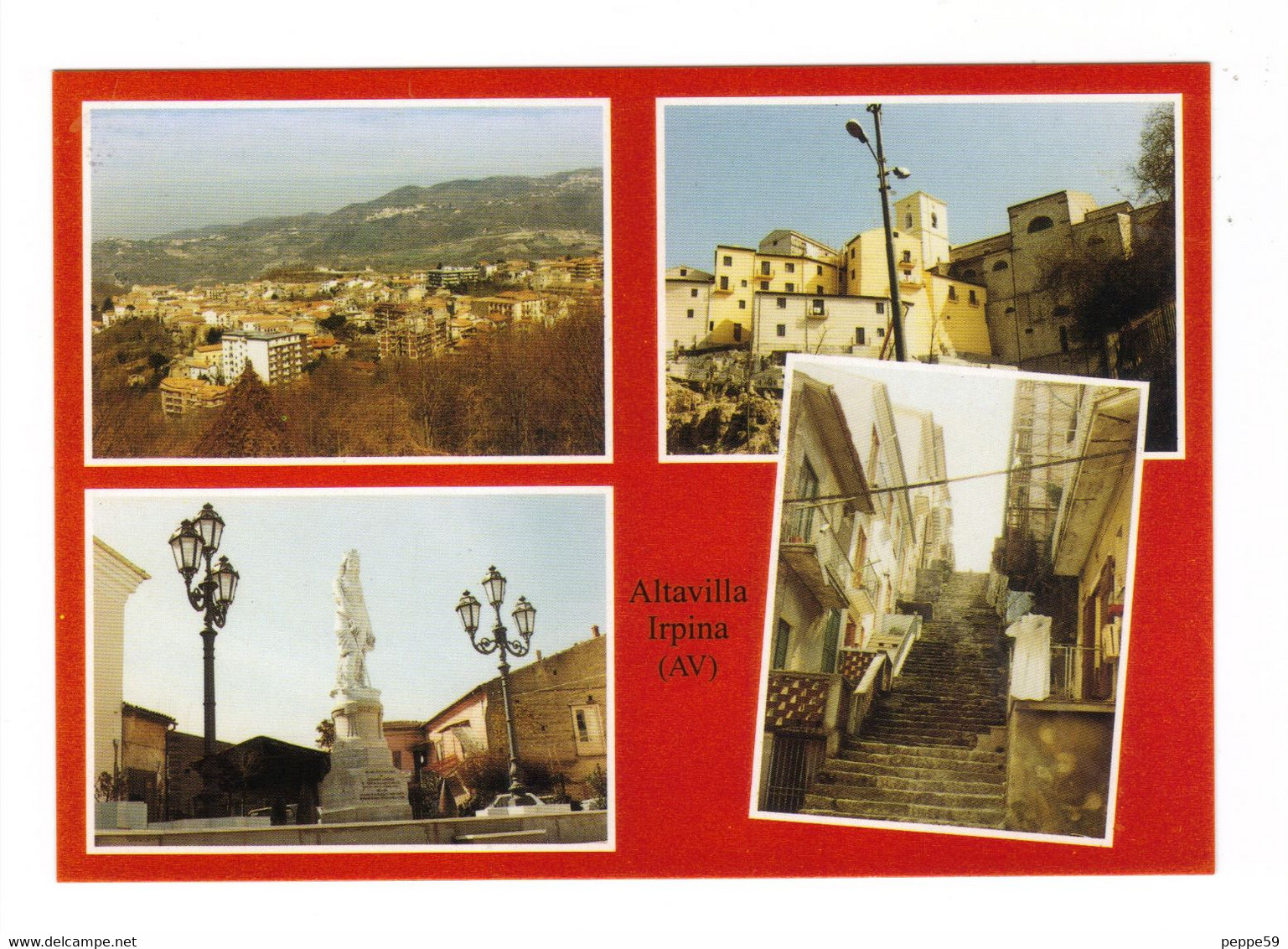 Cartolina Postale Avellino Provincia - Altavilla Irpina ( Avellino ) - Particolari - Non Viaggiata - Avellino
