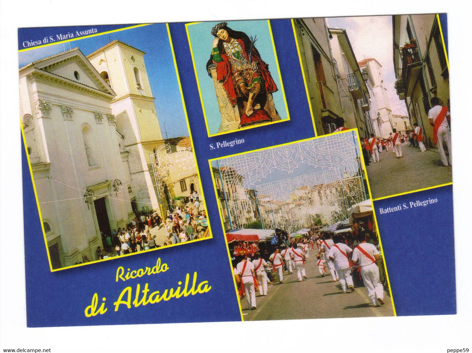 Cartolina Postale Avellino Provincia - Altavilla Irpina ( Avellino ) - Ricordo Di Altavilla - Non Viaggiata - Avellino