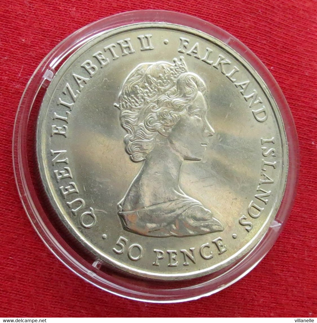 Falkland Islands 50 Pence 1980 Queen Mother Wºº - Falkland