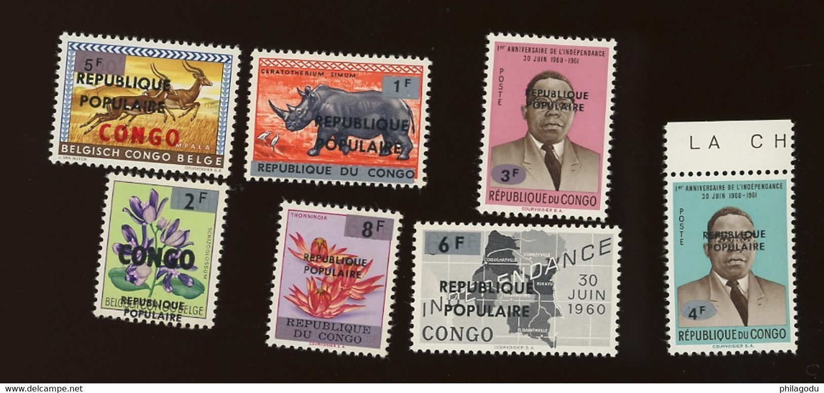 1964.  Republique Populaire. Récupération 7 Valeurs **. . Cote 53-€ **     Complet - Sonstige & Ohne Zuordnung