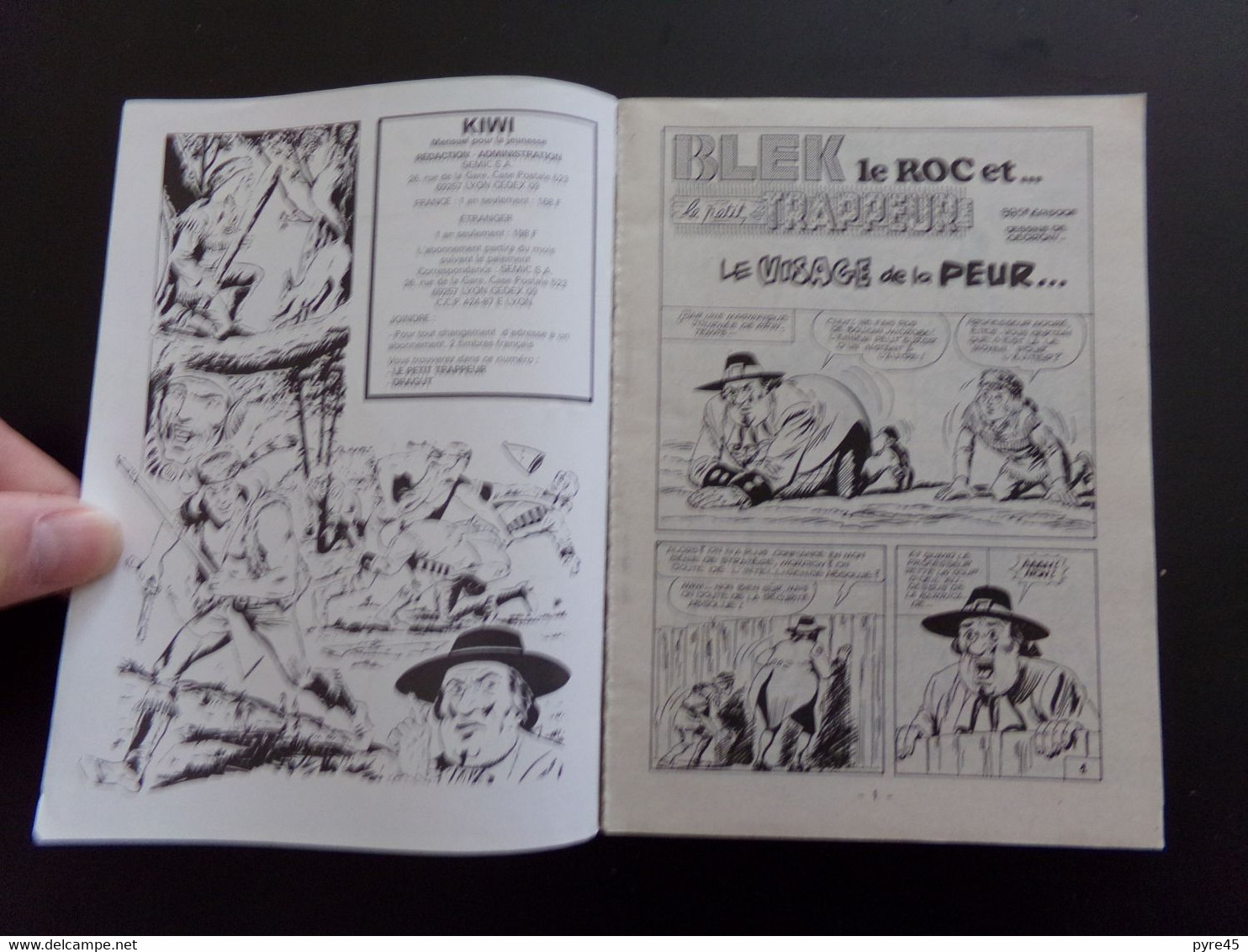 Petit Format " Kiwi " N° 526, 1999, 128 Pages " Le Visage De La Peur " - Kiwi