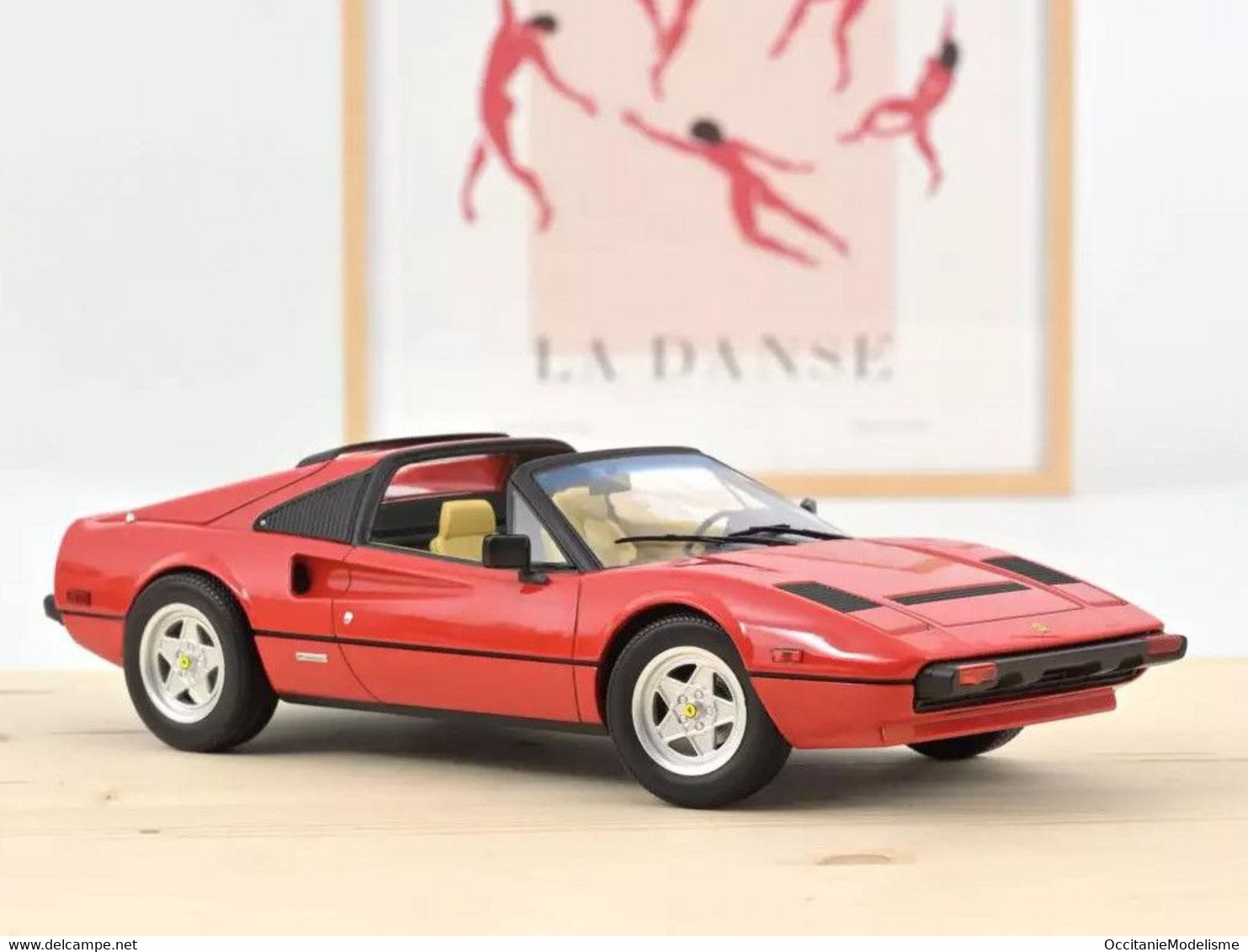 Norev - FERRARI 308 GTS 1982 MAGNUM Rouge Réf. 187930 Neuf NBO 1/18 - Norev