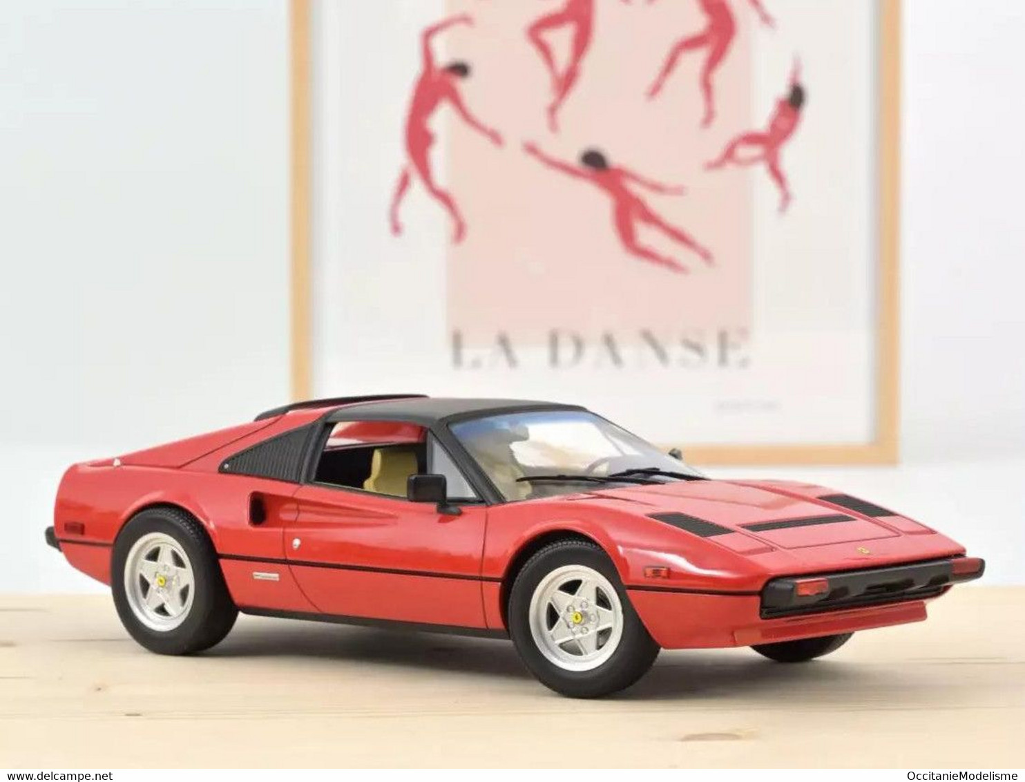 Norev - FERRARI 308 GTS 1982 MAGNUM Rouge Réf. 187930 Neuf NBO 1/18 - Norev