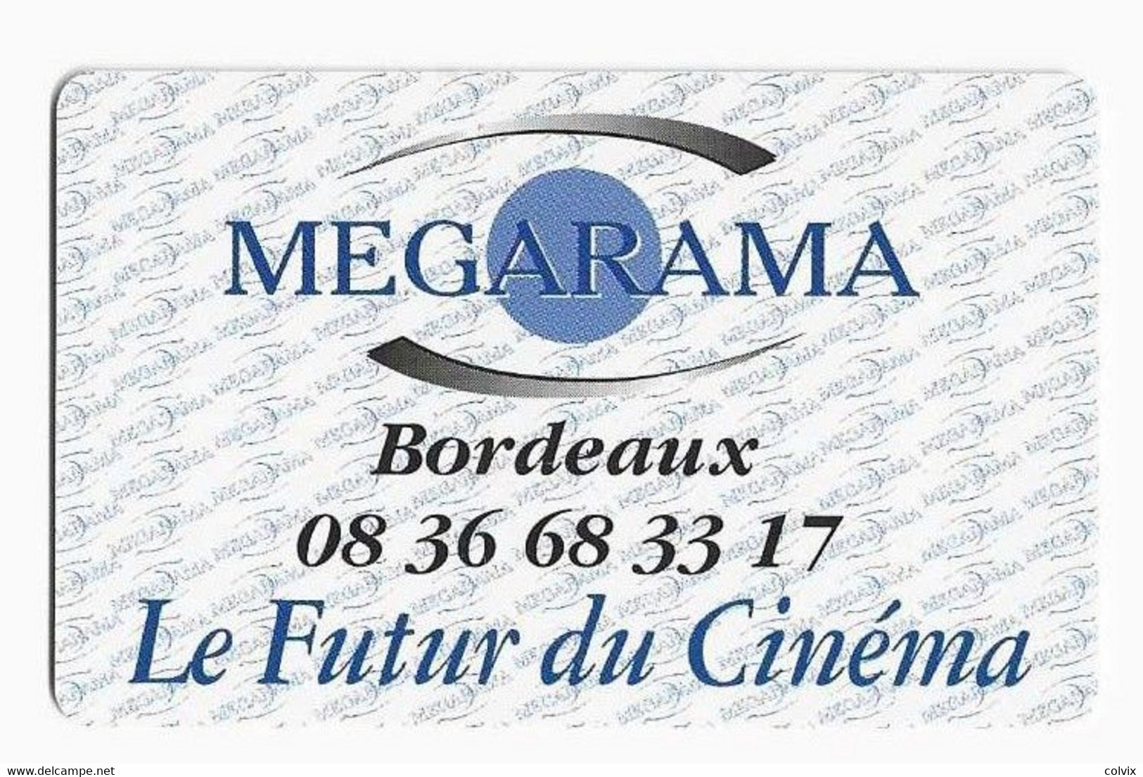 FRANCE CARTE CINEMA MEGARAMA BORDEAUX - Bioscoopkaarten