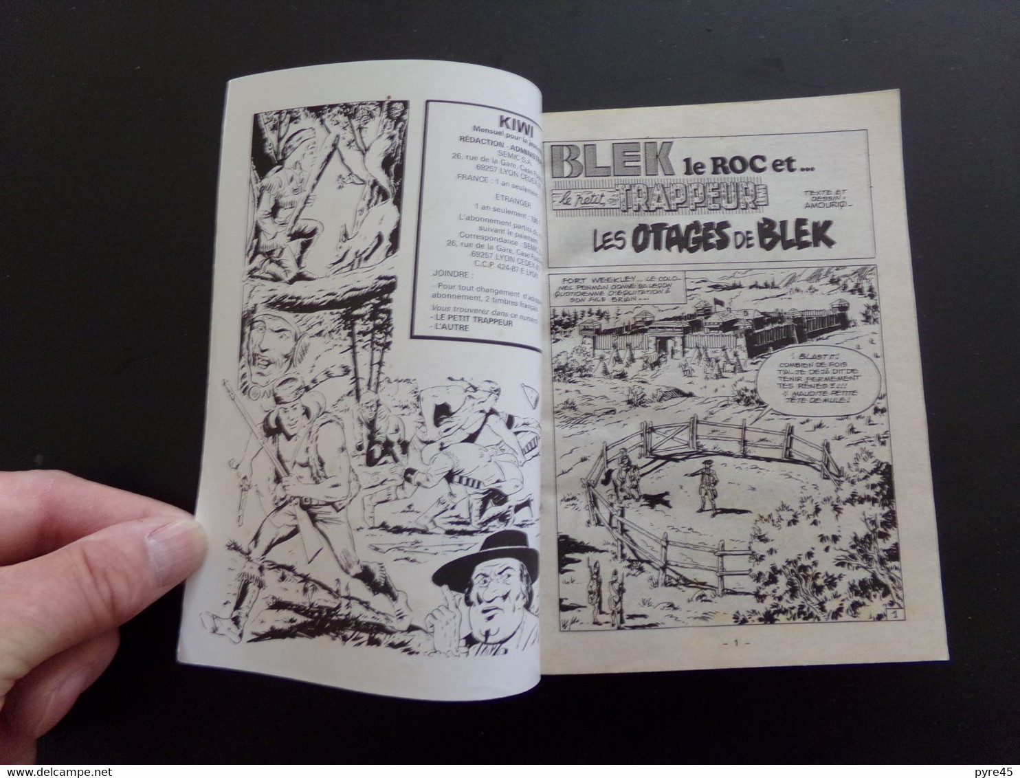 Petit Format " Kiwi " N° 528, 1999, 128 Pages " Les Otages De Blek " - Kiwi