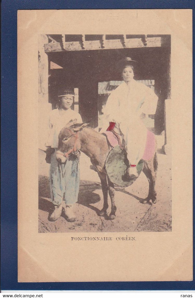 CPA Corée Koréa Non Circulé Métier Type Ane Donkey - Korea (Zuid)