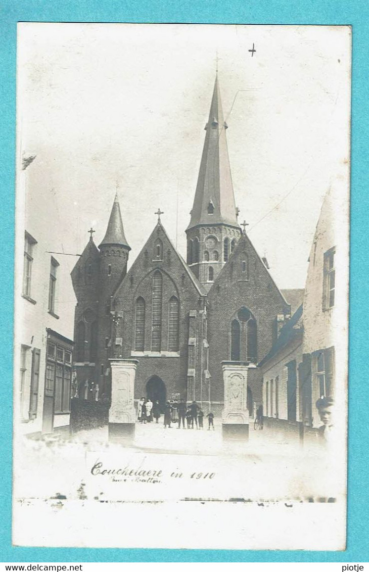 * Koekelare - Couckelaere (West Vlaanderen) * (Carte Photo - Fotokaart) Kerk, église, 1910, Animée, Church, TOP Zeldzaam - Koekelare