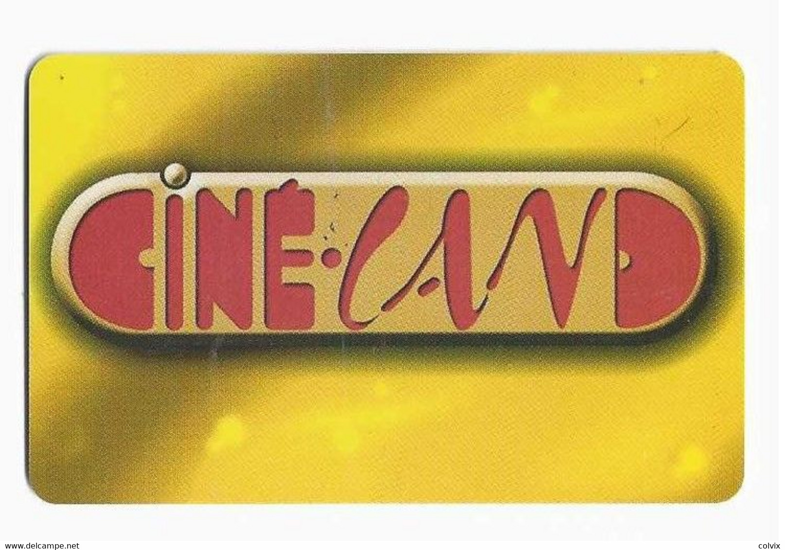 FRANCE CARTE CINEMA CINELAND - Entradas De Cine