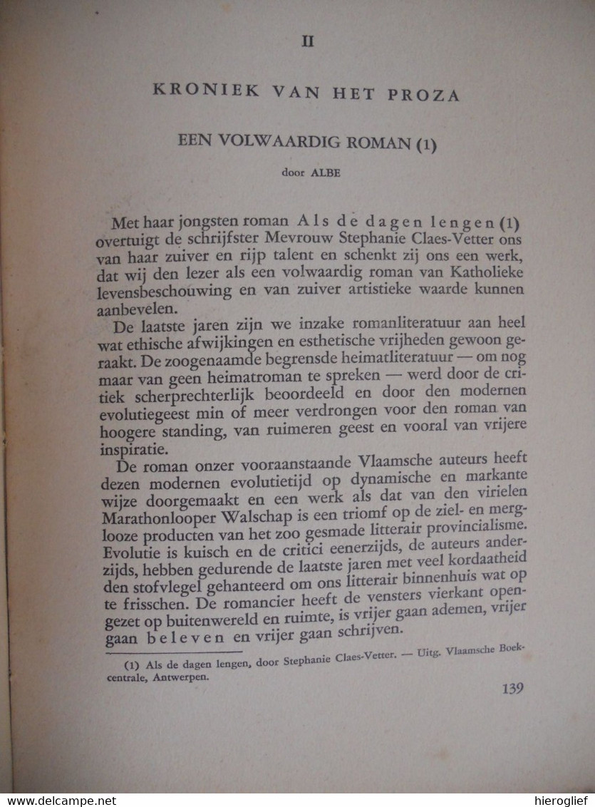 Dietsche Warande & Belfort 1941 Nr 2-3 Tijdschrift Voor Letterkunde En Geestesleven Verschaeve Holst Albe Roelkants - Letteratura