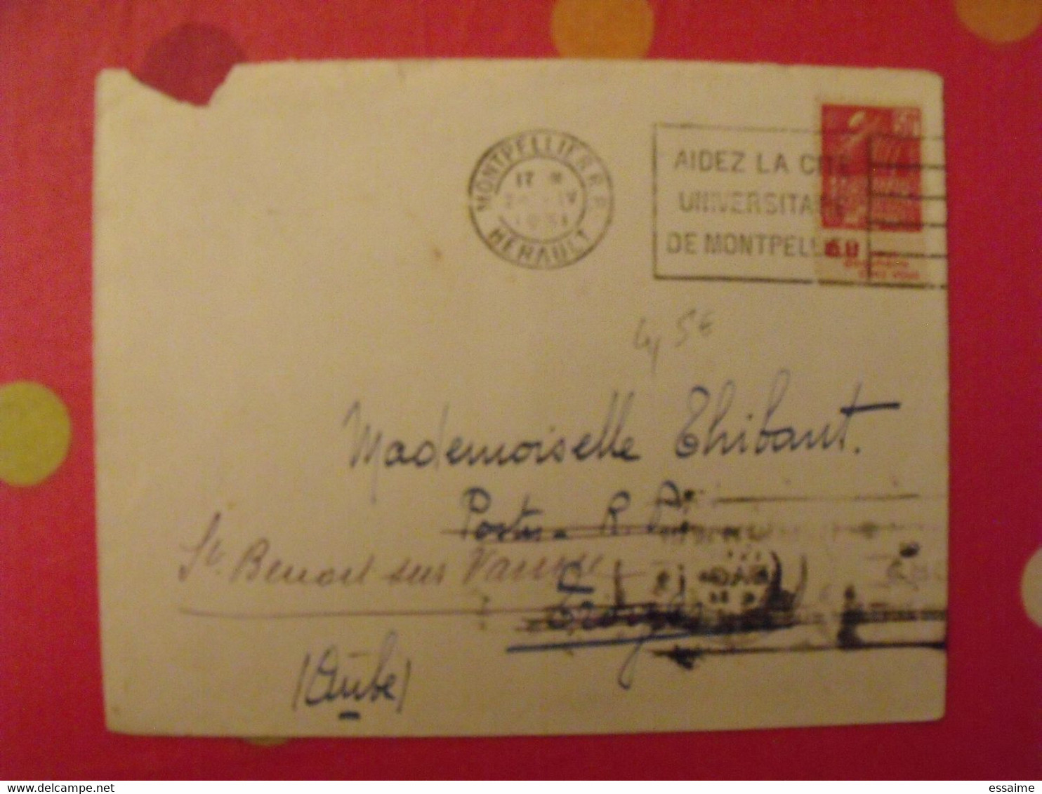 Lettre + Timbre Pub Publicitaire Fachi N° 272. DU. Publicité Carnet Réclame. - Storia Postale