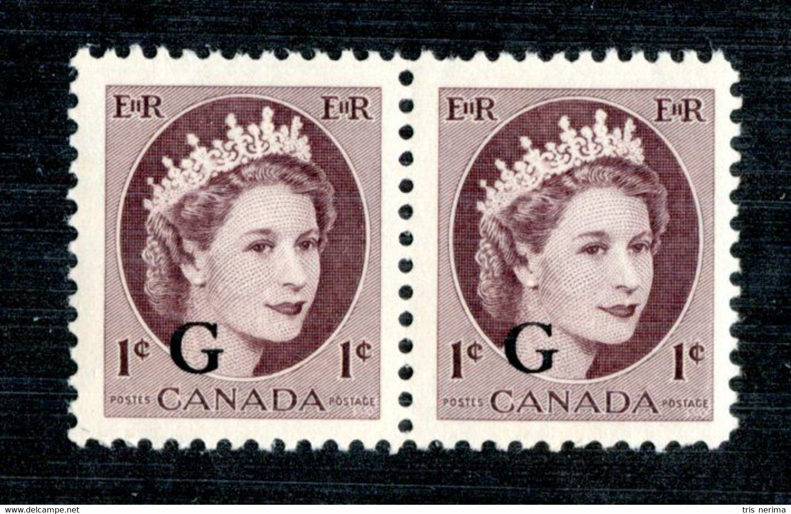 1580 Canada 1955 Scott O-40 Mnh** ( Cat.$3.00 Offers Welcome! ) - Aufdrucksausgaben